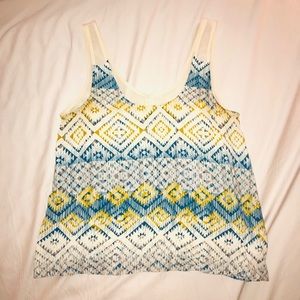 Patterned tank top from PacSun